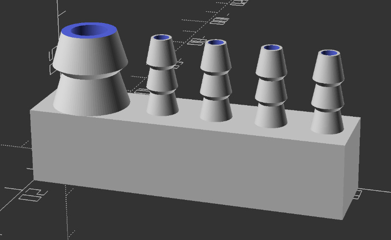 Lopulta väkersin muunneltavissa olevia suutinmalleja, joita on helppo konfiguroida uudelleen esimerkiksi ensi vuodelle